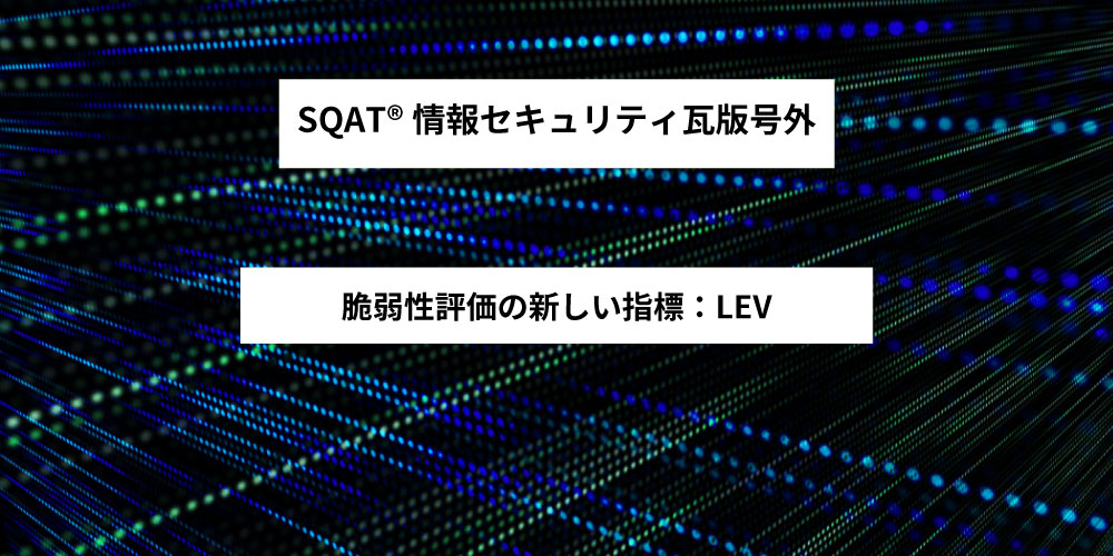 脆弱性評価の新しい指標、LEV