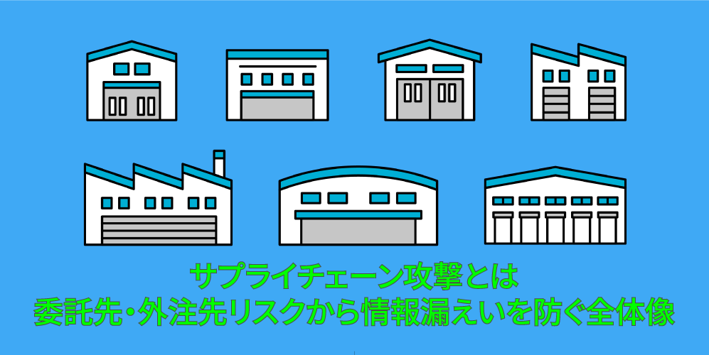 サプライチェーン攻撃とは ―委託先・外注先リスクから情報漏えいを防ぐ全体像―アイキャッチ画像